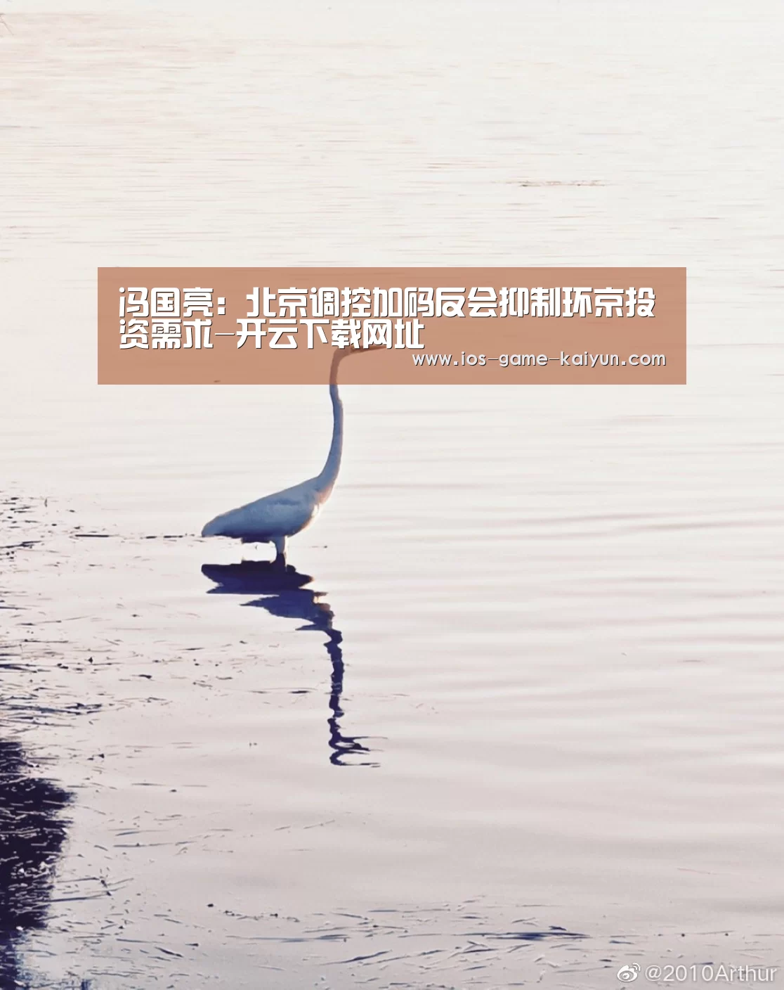 冯国亮:北京调控加码反会抑制环京投资需求-开云下载网址(图1) 开云下载网址